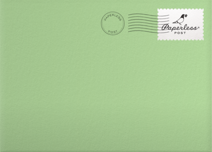 Green Pattern Frame - Cheree Berry Paper & Design Envelope