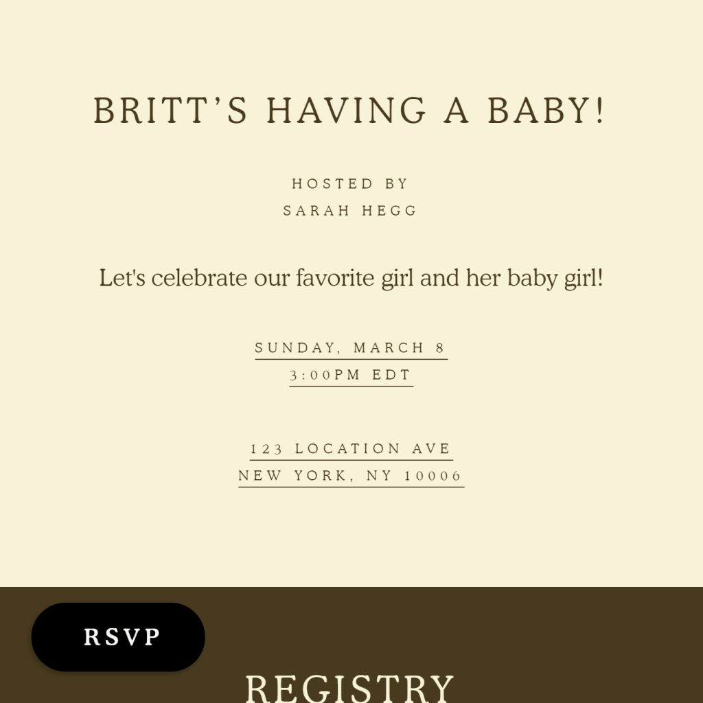 Sip and see invitations Send online instantly RSVP tracking
