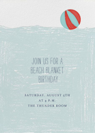 Deep End - Birthday Invitation by Mr. Boddington's Studio