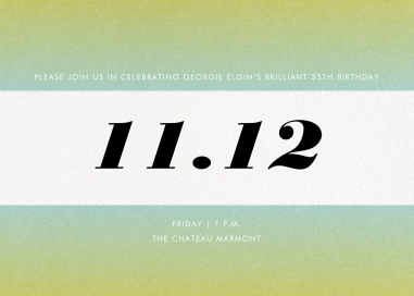 Gradient Bars by Paperless Post