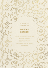 Meadow Border - Corporate Holiday Party Invitation by Marimekko