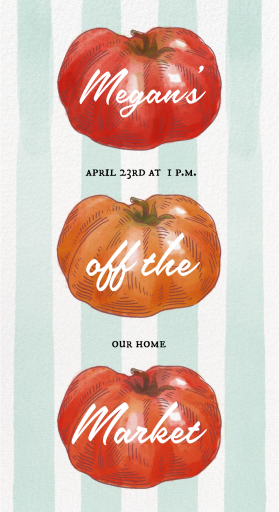 Tomato Season - Bridal Shower Invitation by Paperless Post