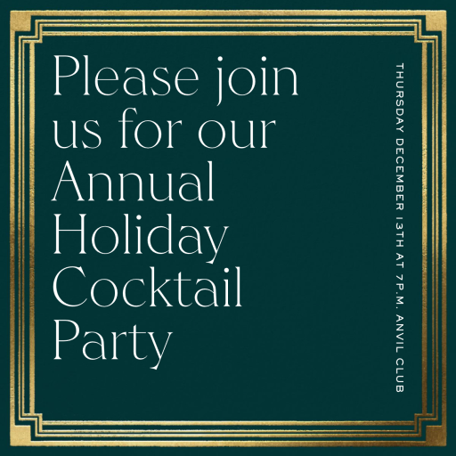 Gold Trimmed - Invitation by Paperless Post