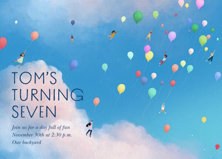 Great Heights - Birthday Invitation by Vashti Harrison