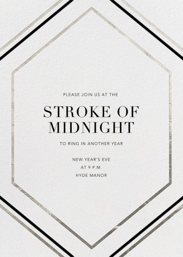 Deco Hex Frame - Invitation by Paperless Post