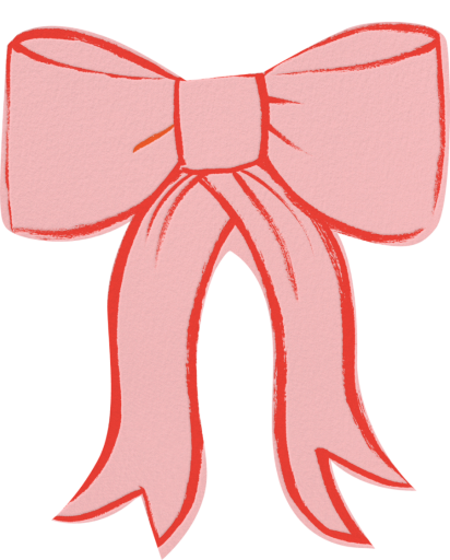 Bow Cutout - Galentine's Day Invitation by Meri Meri