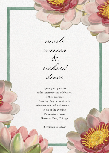 Tropical Water Lilies by John Derian