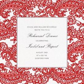 Filigree Lace (Square) by Oscar de la Renta