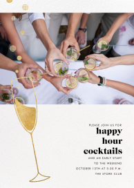 Champagne Flute (Photo) - Happy Hour Invitation by Paperless Post