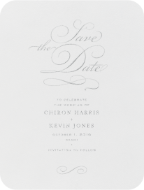 From This Day Forward (Save The Date) - Save the Date by Crane & Co.