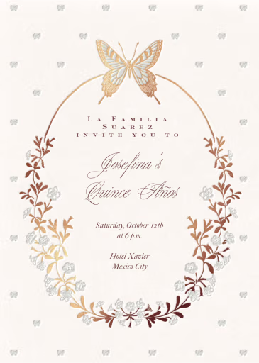 Wing of Love - Quinceañera Invitation by Paperless Post