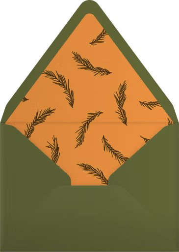 Orange Potpourri - Paperless Post Envelope
