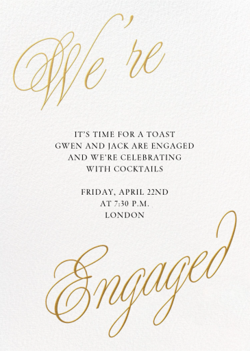 Grand Plans - Engagement Party Invitation by Paperless Post