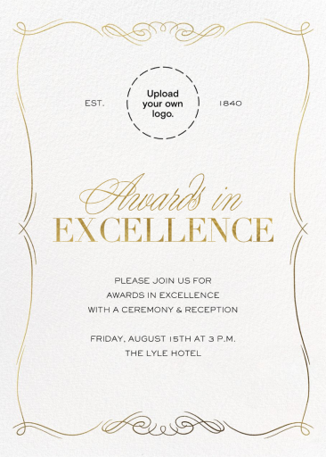 Grand - Awards Ceremony Invitation by Paperless Post