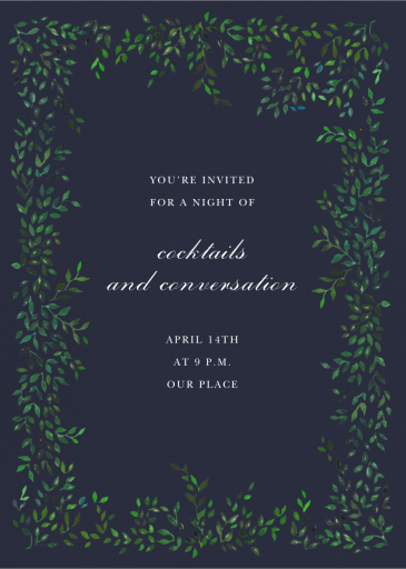 Hedgerow Happy - Party Invitation by Happy Menocal