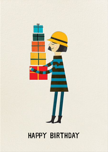 Birthday Girl (Blanca Gómez) - Birthday Card by Red Cap Cards