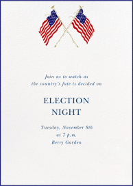 Formal Flags - Election Invitation by Paperless Post