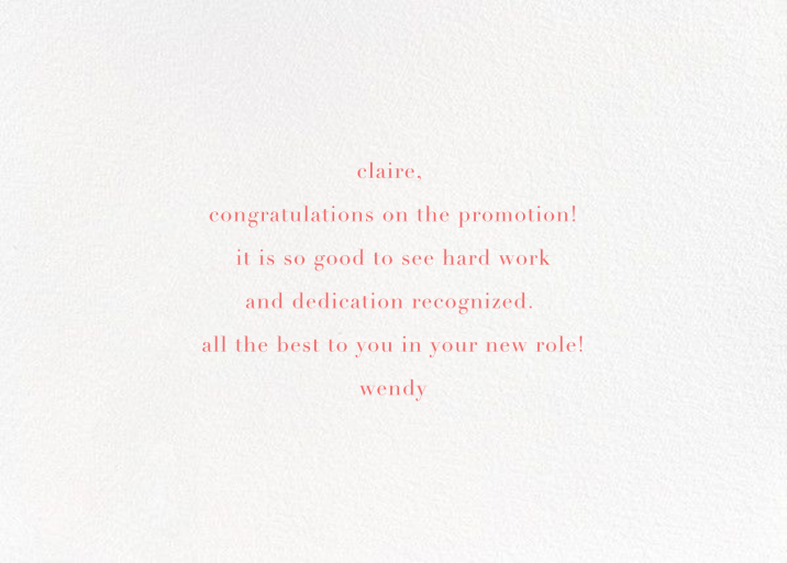 A Round of Applause - Thinking of You Card by kate spade new york - Back