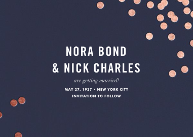 Confetti kate spade new york - Save the Date by kate spade new york