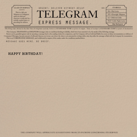 Telegram - Birthday Card by Paperless Post