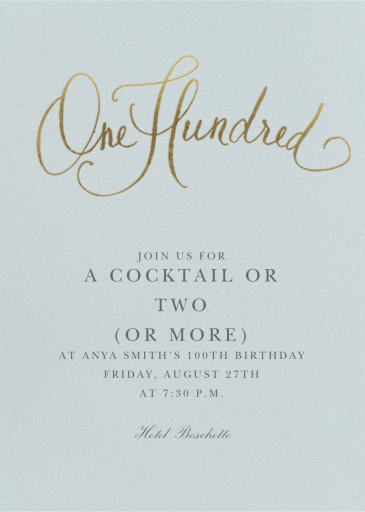 Milestone Manuscript - Birthday Invitation by Stephanie Fishwick