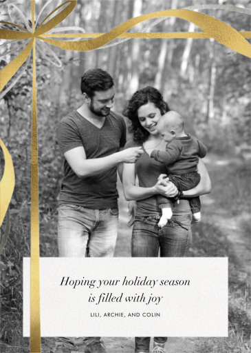 Proudly Present (Photo) - Christmas Card by Paperless Post