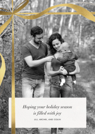 Proudly Present (Photo) - Christmas Card by Paperless Post