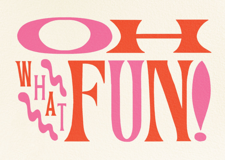 Oh What Fun (Horizontal) - Christmas Card by Paperless Post