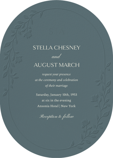 Ornate Vines - Wedding Invitation by Paperless Post