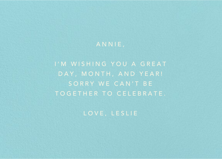 Binocular Birthday - Birthday Card by Paperless Post - Back