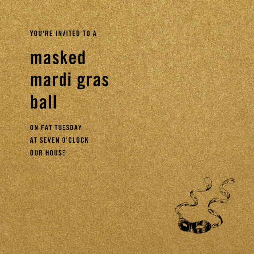 Fort Knox - Mardi Gras Invitation by Paperless Post