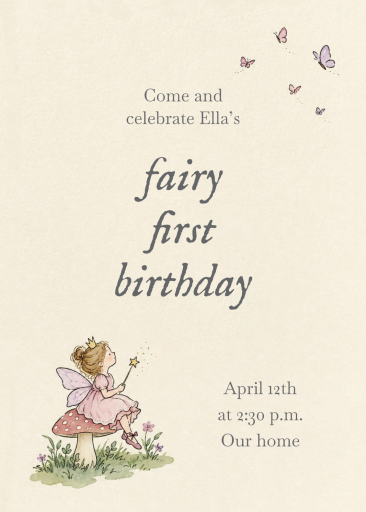 Fairy Friend - Birthday Invitation by Paperless Post