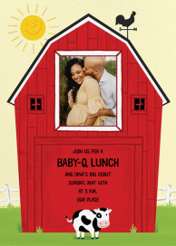 Barn Raising - Baby Shower Invitation by Paperless Post