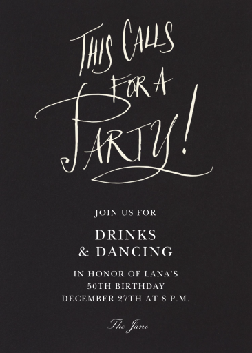 Momentous Occasion - Birthday Invitation by Stephanie Fishwick