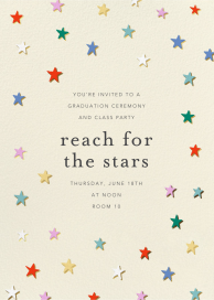 Falling Stars - Graduation Party Invitation by Ashley G
