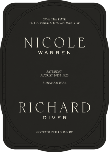 Heirloom Frame - Save the Date by Paperless Post