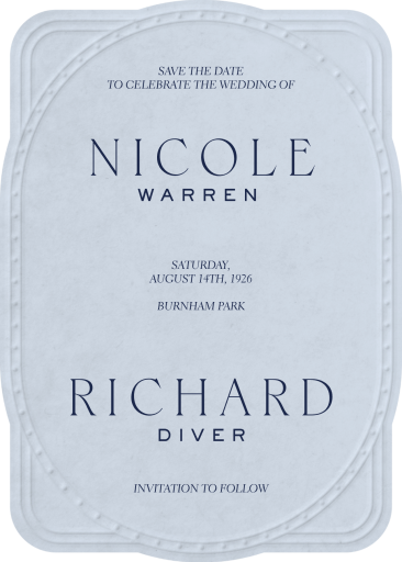 Heirloom Frame - Save the Date by Paperless Post