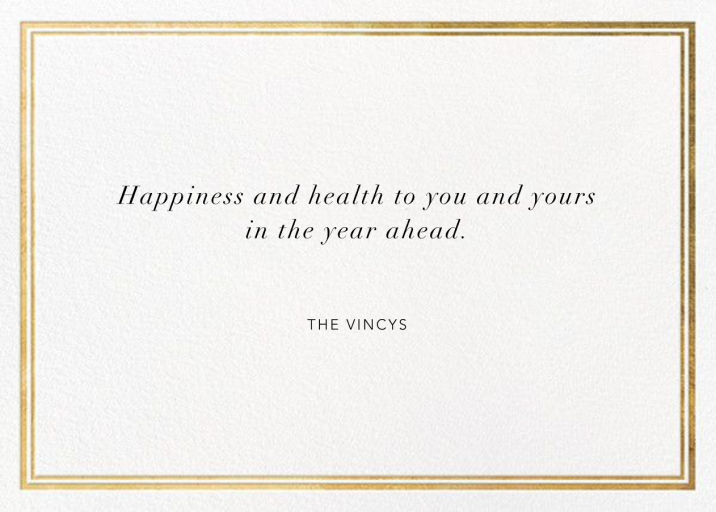 Christmas Exclamation - Holiday Card by Jonathan Adler - Back