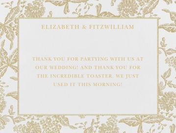 Hydrangea Lace II Thank You by Oscar de la Renta