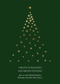 Starry Golden Tree by Paperless Post