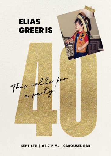 Sparkly Moments - Birthday Invitation by Paperless Post