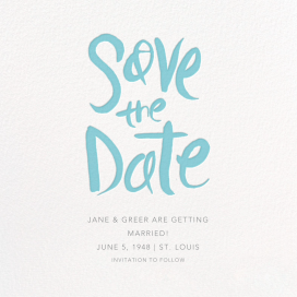 Ink Save The Date by Linda and Harriett