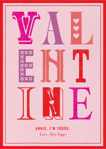 Love Letters - Valentine's Day Card by Paperless Post