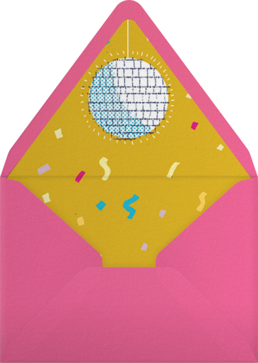 Disco Fever - Paperless Post Envelope