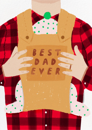 Carry Me - Father's Day Card by Carolyn Suzuki Studio
