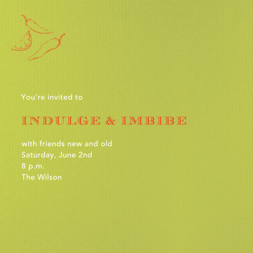 Chartreuse by Paperless Post