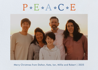 Holiday Peace - Greeting Card by Dogwood Hill