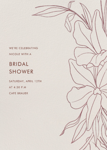 Aubrey - Bridal Shower Invitation by paperless_post