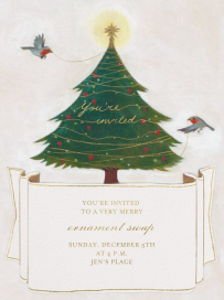 Tree Trimming by Paperless Post