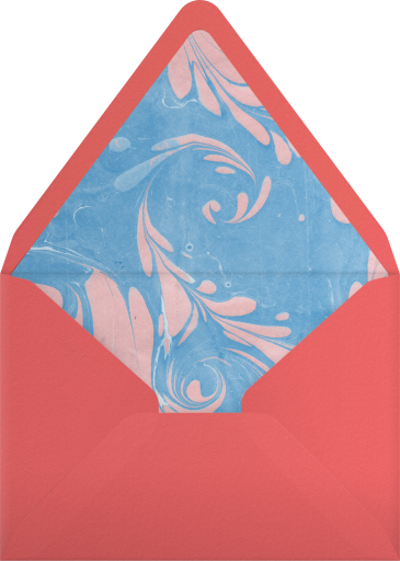 Strawberry Basket Invitation Envelope